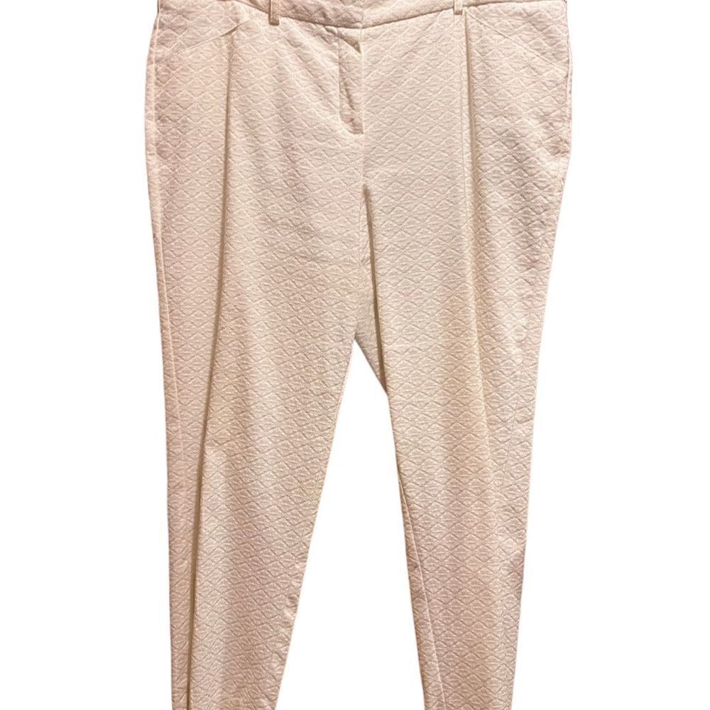 Valerie Stevens Women's Straight Pants Beige Size 14 - Picture 1 of 6